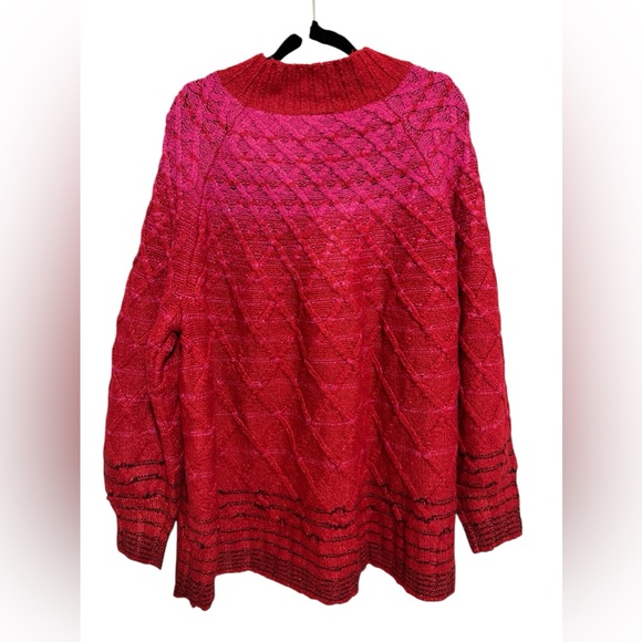 Lane Bryant Mock-Neck Cable Sweater NWT - Picture 5 of 6